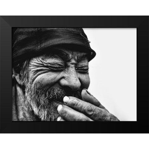 Untitled Black Modern Wood Framed Art Print by Suzuki, Tatsuo