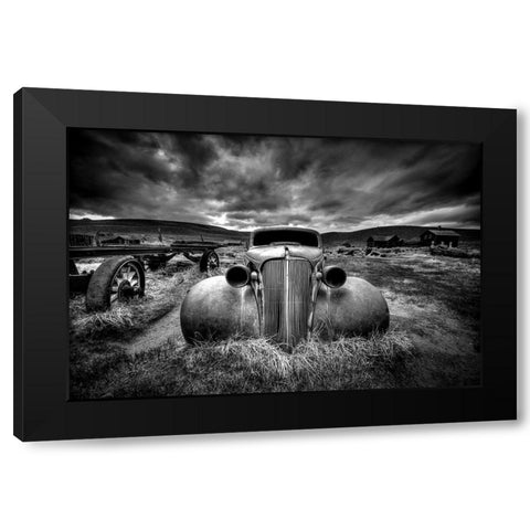 Too Old to Drive Black Modern Wood Framed Art Print by Schlipf, Carsten