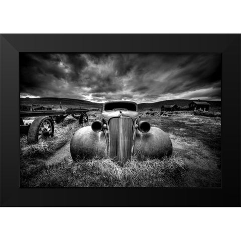 Too Old to Drive Black Modern Wood Framed Art Print by Schlipf, Carsten