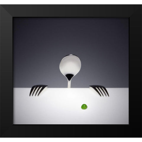 Want you Black Modern Wood Framed Art Print by De Kogel, Wieteke