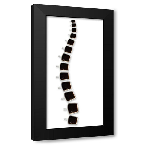 Backbone of coffee Black Modern Wood Framed Art Print with Double Matting by De Kogel, Wieteke
