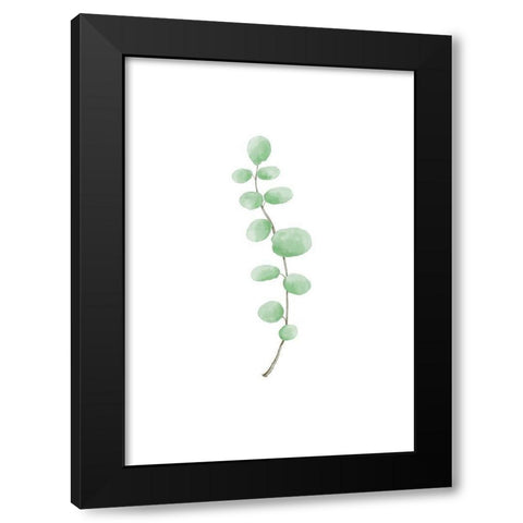 Branch Black Modern Wood Framed Art Print with Double Matting by Artographie Studio