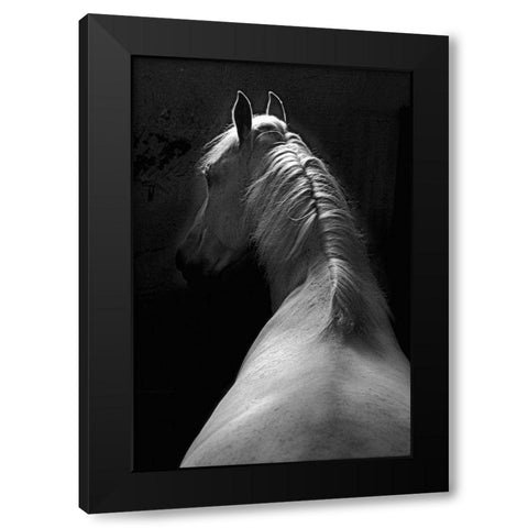 Impression Black Modern Wood Framed Art Print by Malovrh, Milan