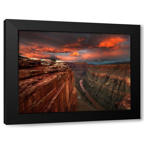 Redemption Black Modern Wood Framed Art Print by Moore, Chris