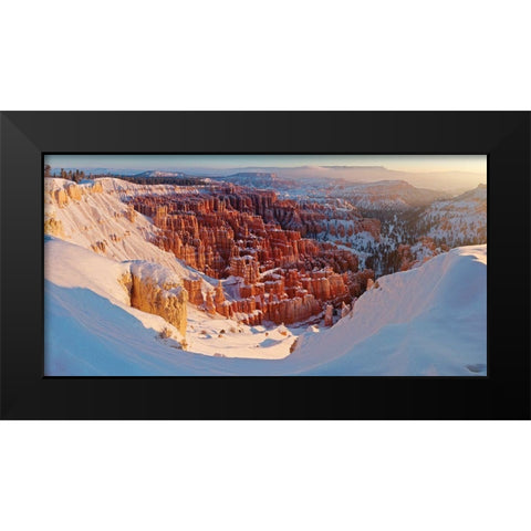 Inspiration point Black Modern Wood Framed Art Print by Kharitonov, Alexey