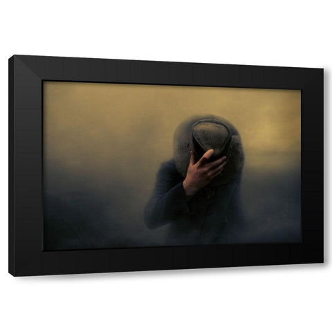 When the going gets tough Black Modern Wood Framed Art Print with Double Matting by Larsen, Jorun