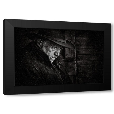 The Unforgiven Black Modern Wood Framed Art Print with Double Matting by Brazeau, Claude
