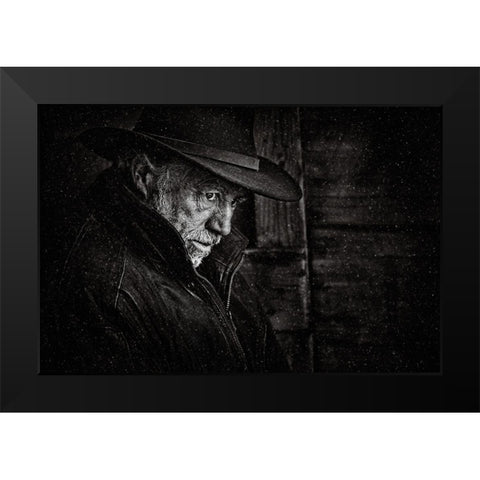 The Unforgiven Black Modern Wood Framed Art Print by Brazeau, Claude