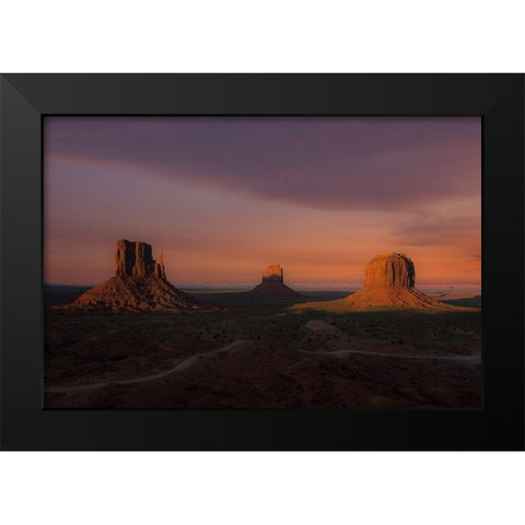 Marlboro country Black Modern Wood Framed Art Print by Markovic, Branko