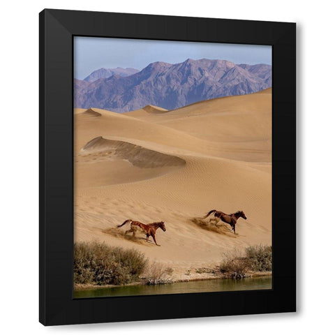Salvation Black Modern Wood Framed Art Print by Fazaeli, Davoud