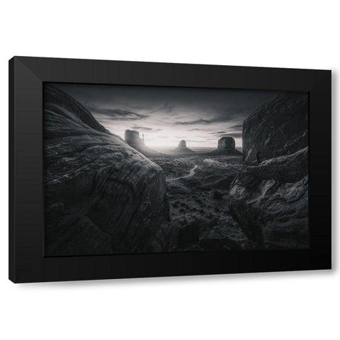 MVBW Black Modern Wood Framed Art Print by Pablo, Juan de