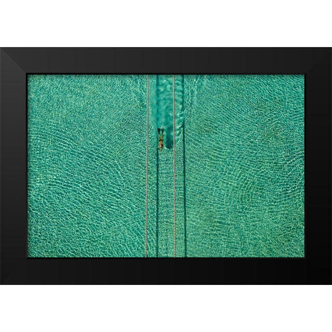 Swimmer Black Modern Wood Framed Art Print by Nikzad Amoli, Hossein