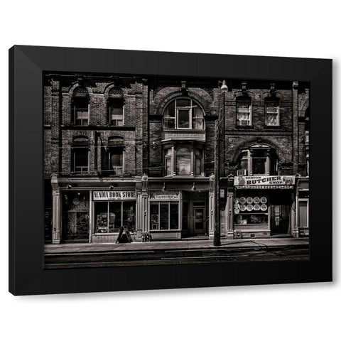 Books Breaks And Butchers Black Modern Wood Framed Art Print by Carson, Brian