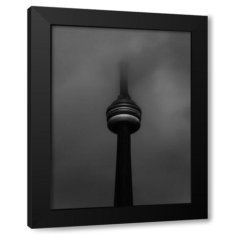 Downtown Toronto Fogfest No 37 Black Modern Wood Framed Art Print by Carson, Brian