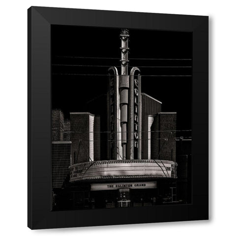 Eglinton Grand No 1 Black Modern Wood Framed Art Print by Carson, Brian