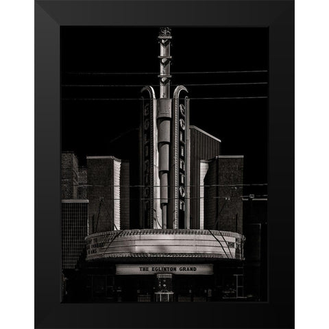 Eglinton Grand No 1 Black Modern Wood Framed Art Print by Carson, Brian