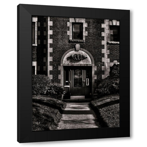 Geometry No 6 Black Modern Wood Framed Art Print by Carson, Brian