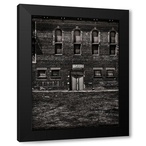 Geometry No 20 Black Modern Wood Framed Art Print by Carson, Brian