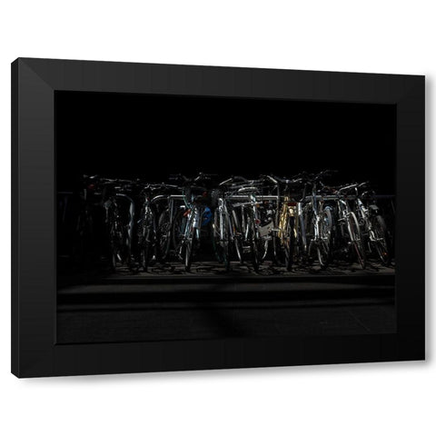 Morning Commute No 1 Color Black Modern Wood Framed Art Print by Carson, Brian