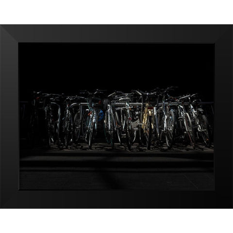 Morning Commute No 1 Color Black Modern Wood Framed Art Print by Carson, Brian