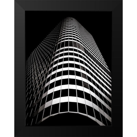 Dundas Street Toronto No 5 Black Modern Wood Framed Art Print by Carson, Brian