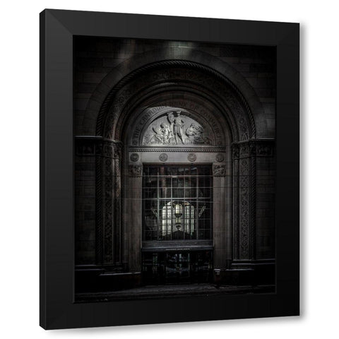 King Street Toronto No 2 Color Black Modern Wood Framed Art Print by Carson, Brian