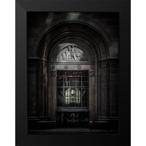 King Street Toronto No 2 Color Black Modern Wood Framed Art Print by Carson, Brian