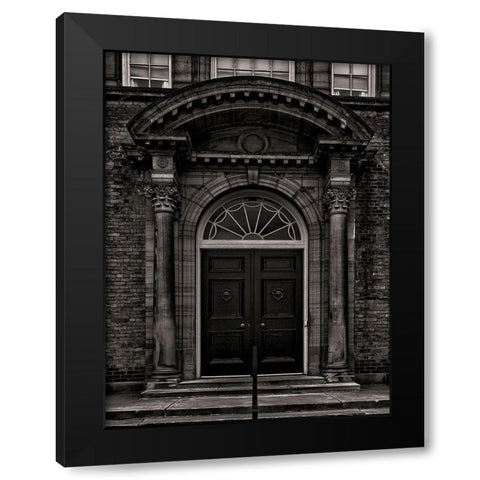 Kings College Circle Toronto No 1 Black Modern Wood Framed Art Print with Double Matting by Carson, Brian