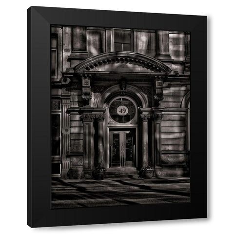 Young Street Toronto No 2 Toned Black Modern Wood Framed Art Print with Double Matting by Carson, Brian
