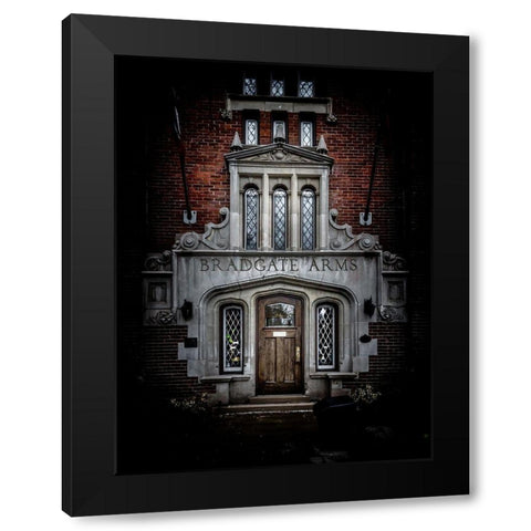 Foxbar Road Toronto Color Black Modern Wood Framed Art Print with Double Matting by Carson, Brian