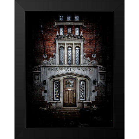 Foxbar Road Toronto Color Black Modern Wood Framed Art Print by Carson, Brian