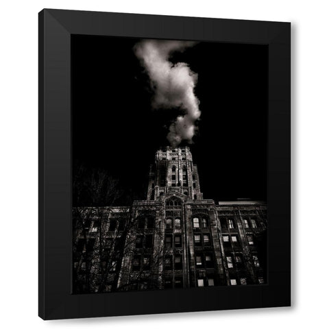 Wellesley Street Toronto No 991 Black Modern Wood Framed Art Print by Carson, Brian