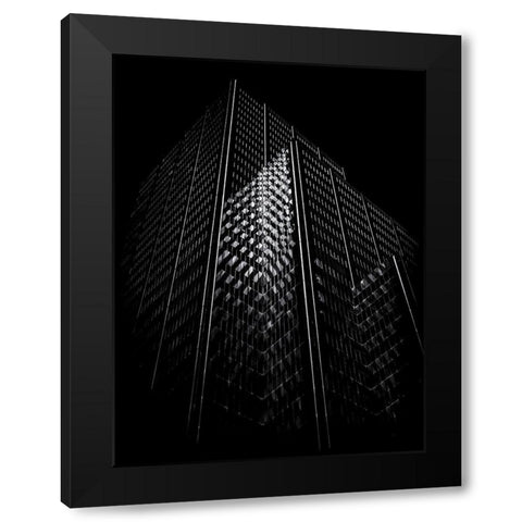 Adelaide Street Toront No 130 Black Modern Wood Framed Art Print by Carson, Brian