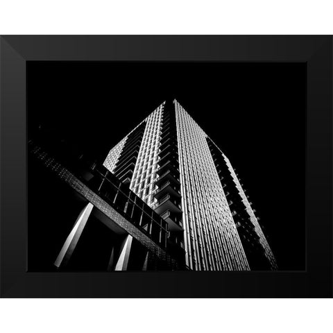Sumach Street Toronto No 170 Black Modern Wood Framed Art Print by Carson, Brian