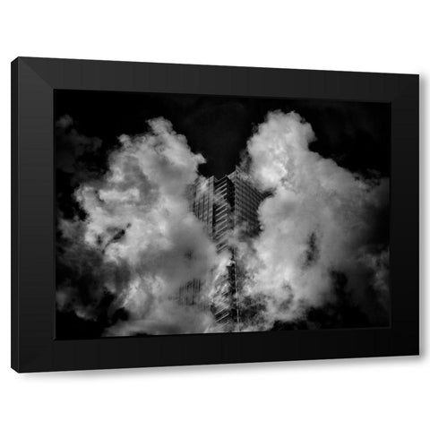 University Avenue No 1883 Black Modern Wood Framed Art Print by Carson, Brian