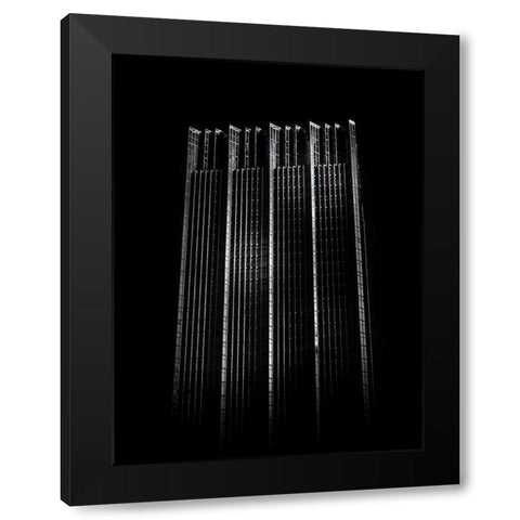Bay Street North Tower Toronto No 2002 Black Modern Wood Framed Art Print by Carson, Brian