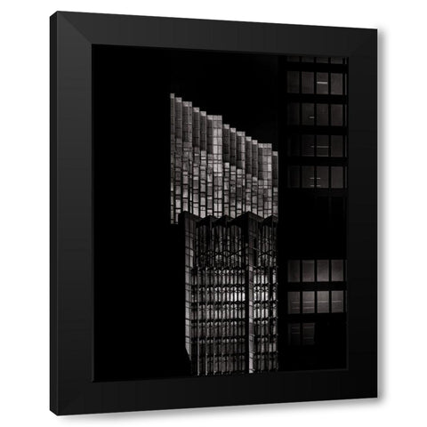 Bay Street North Tower Toronto No 2004 Black Modern Wood Framed Art Print by Carson, Brian