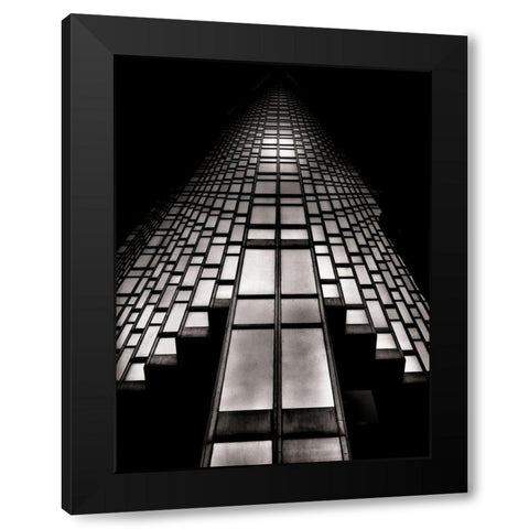 Bay Street South Tower Toronto No 2004 Black Modern Wood Framed Art Print with Double Matting by Carson, Brian