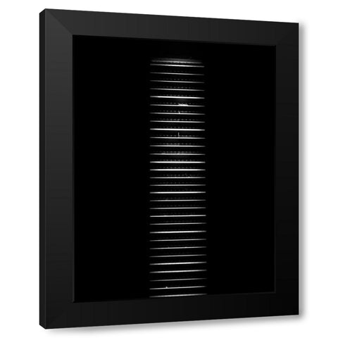 King Street Toronto No 2244 Black Modern Wood Framed Art Print by Carson, Brian