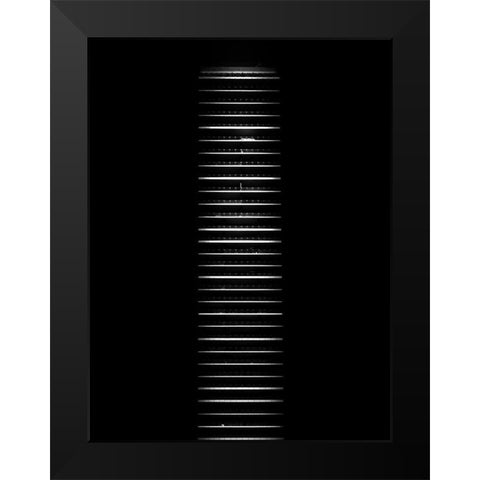 King Street Toronto No 2244 Black Modern Wood Framed Art Print by Carson, Brian