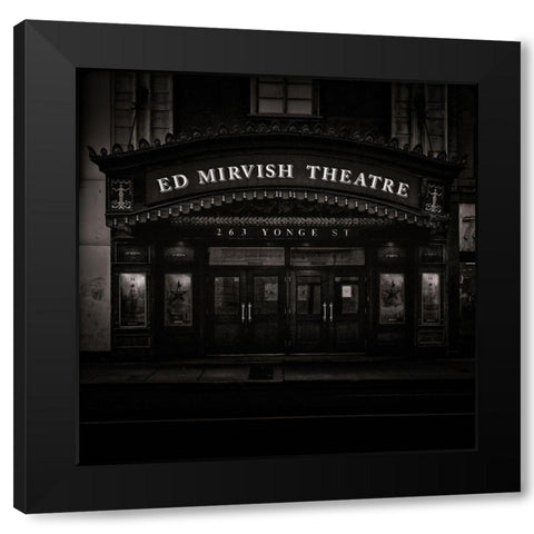 Young Street Toronto No 263 Black Modern Wood Framed Art Print with Double Matting by Carson, Brian