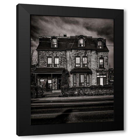 Sherbour Street Toronto No 300 Black Modern Wood Framed Art Print by Carson, Brian