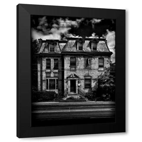 Dundas Street West Toronto No 370 Black Modern Wood Framed Art Print with Double Matting by Carson, Brian