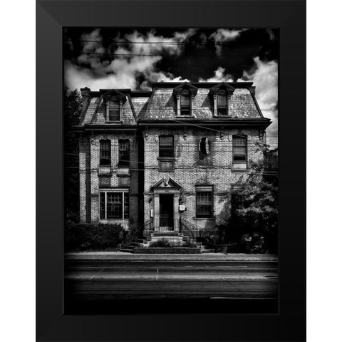 Dundas Street West Toronto No 370 Black Modern Wood Framed Art Print by Carson, Brian