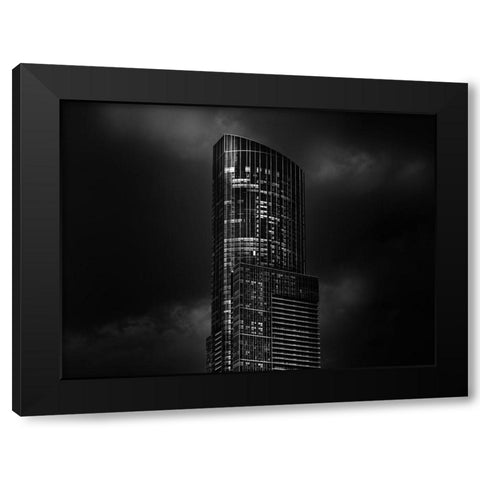 Yonge Street Toronto No 388 Black Modern Wood Framed Art Print by Carson, Brian