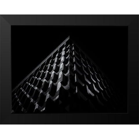 Yonge Street Toronto No 1867 Black Modern Wood Framed Art Print by Carson, Brian