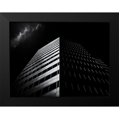 Yonge Street Toronto No 4711 Black Modern Wood Framed Art Print by Carson, Brian
