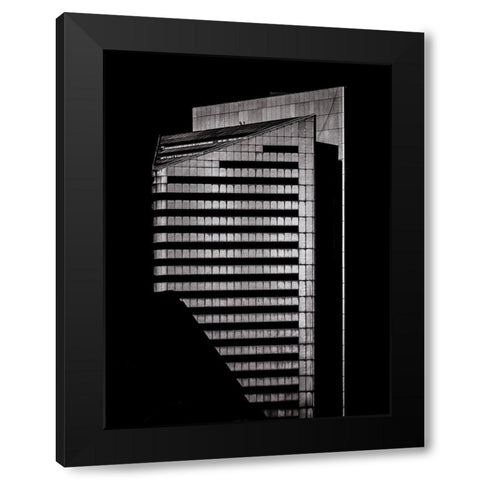 Yonge Street Toronto No 49502 Black Modern Wood Framed Art Print with Double Matting by Carson, Brian