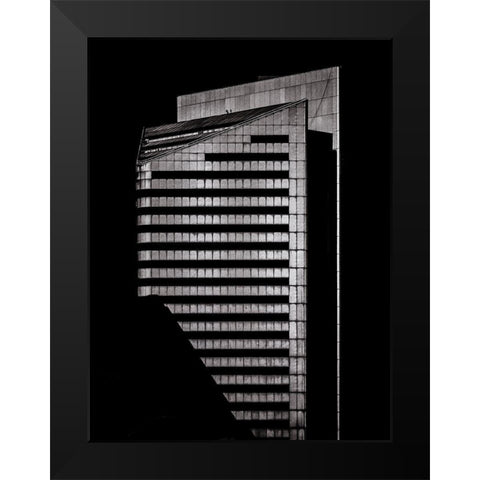 Yonge Street Toronto No 49502 Black Modern Wood Framed Art Print by Carson, Brian