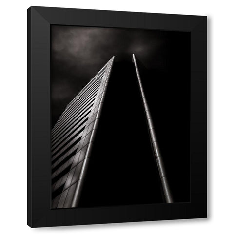 Yonge Street Toronto No 4950 Black Modern Wood Framed Art Print by Carson, Brian